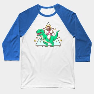 Jurrasic Jesus Baseball T-Shirt